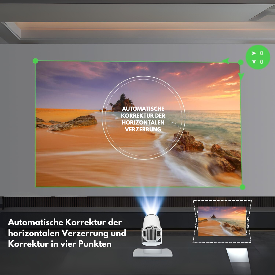 4K Mini Portable Projektor | Kaufen Sie 1, erhalten Sie 1 kostenloses Geschenk